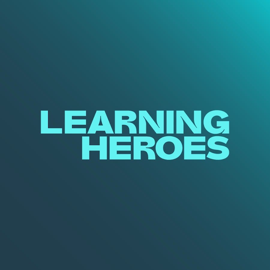 Logotipo de la academia online Learing Heroes