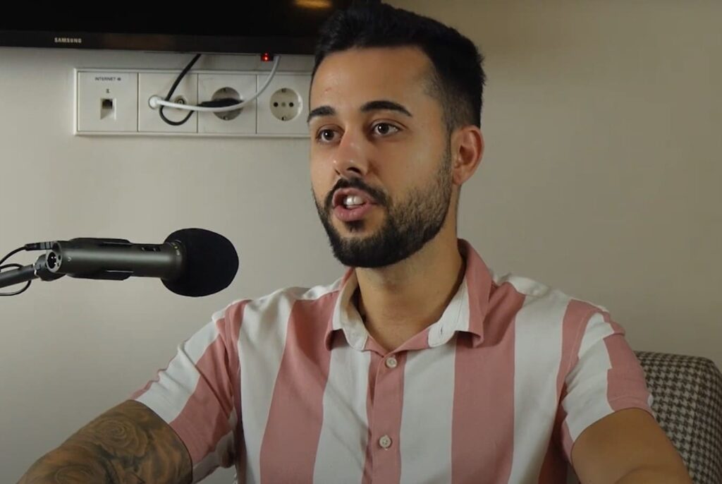 Jorge GPSO en una entrevista